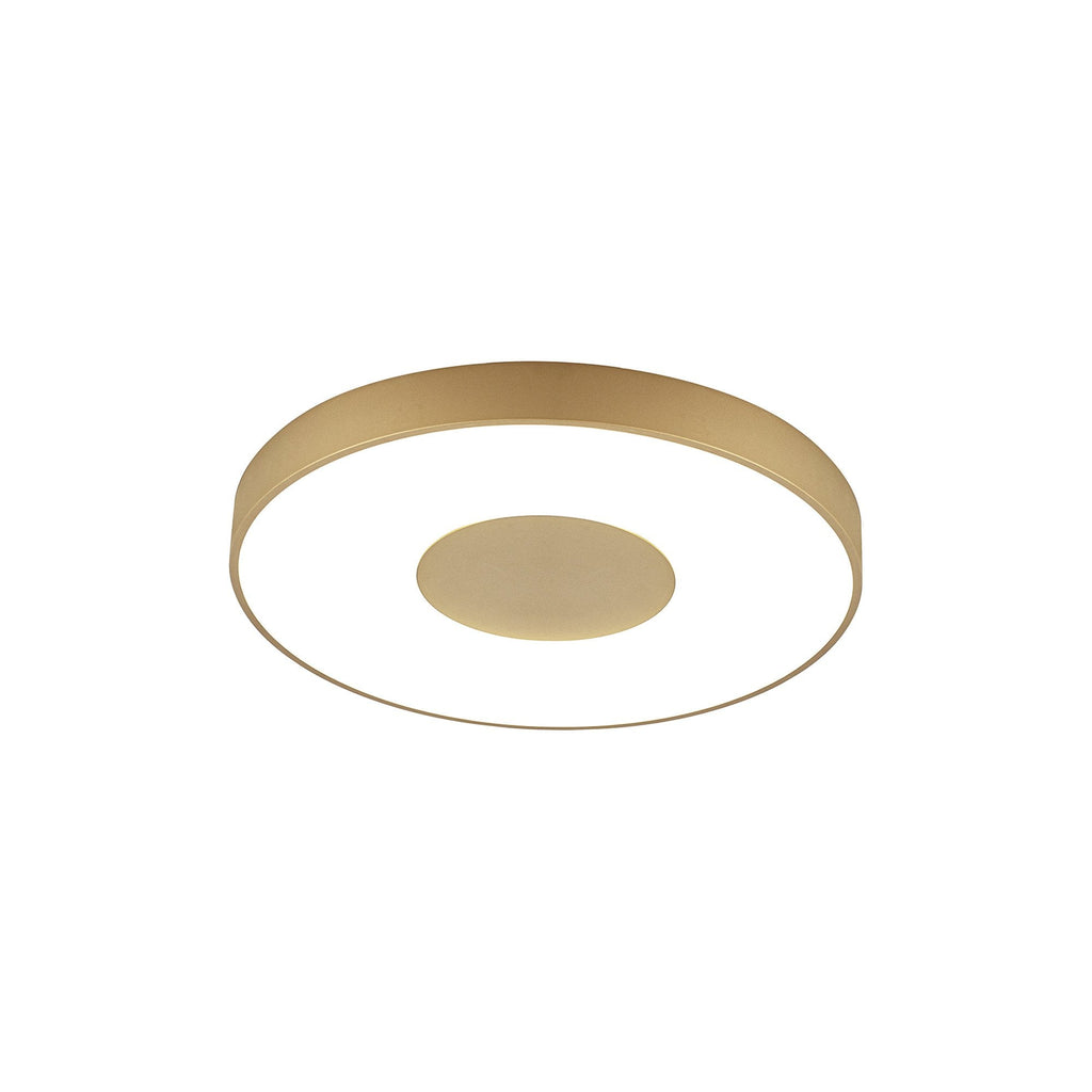 M8037 Coin Round Ceiling 80W LED Remote Control - Gold
