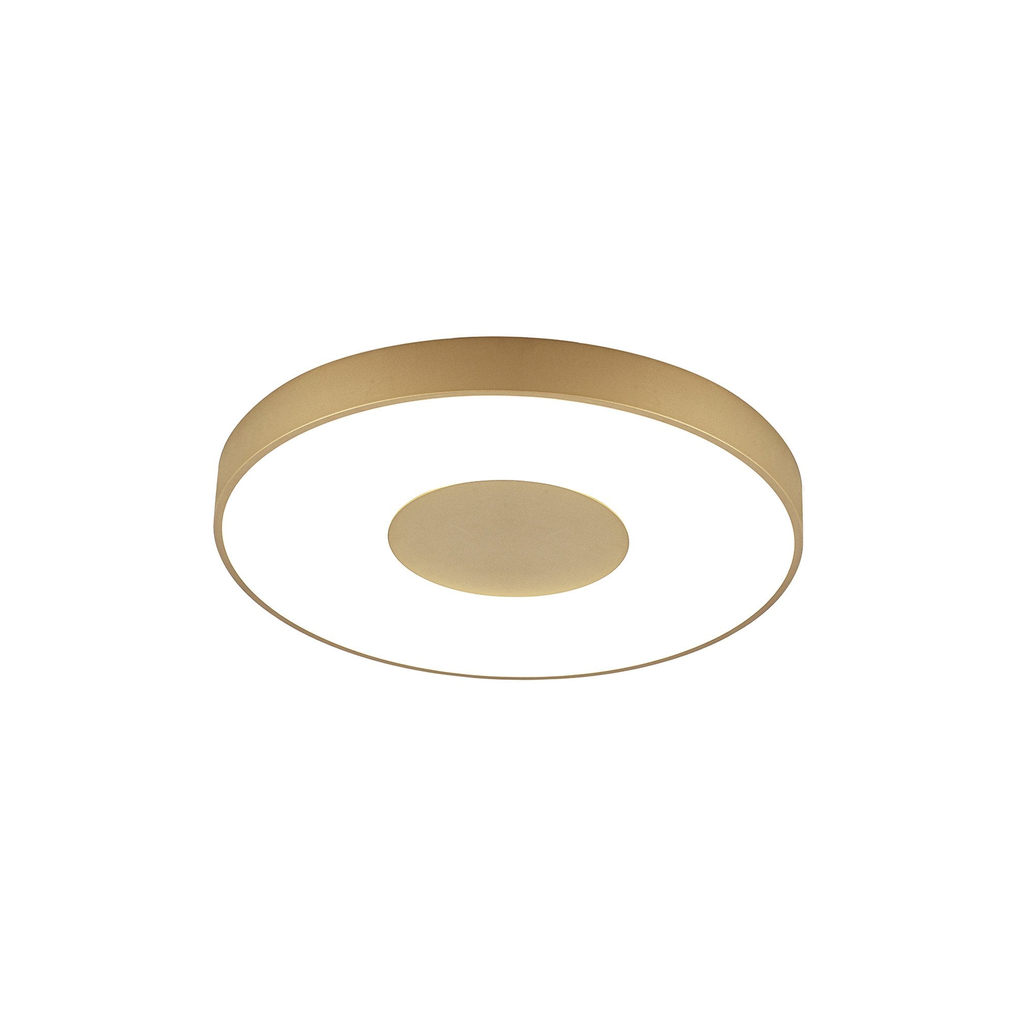 M8037 Coin Round Ceiling 80W LED Remote Control - Gold