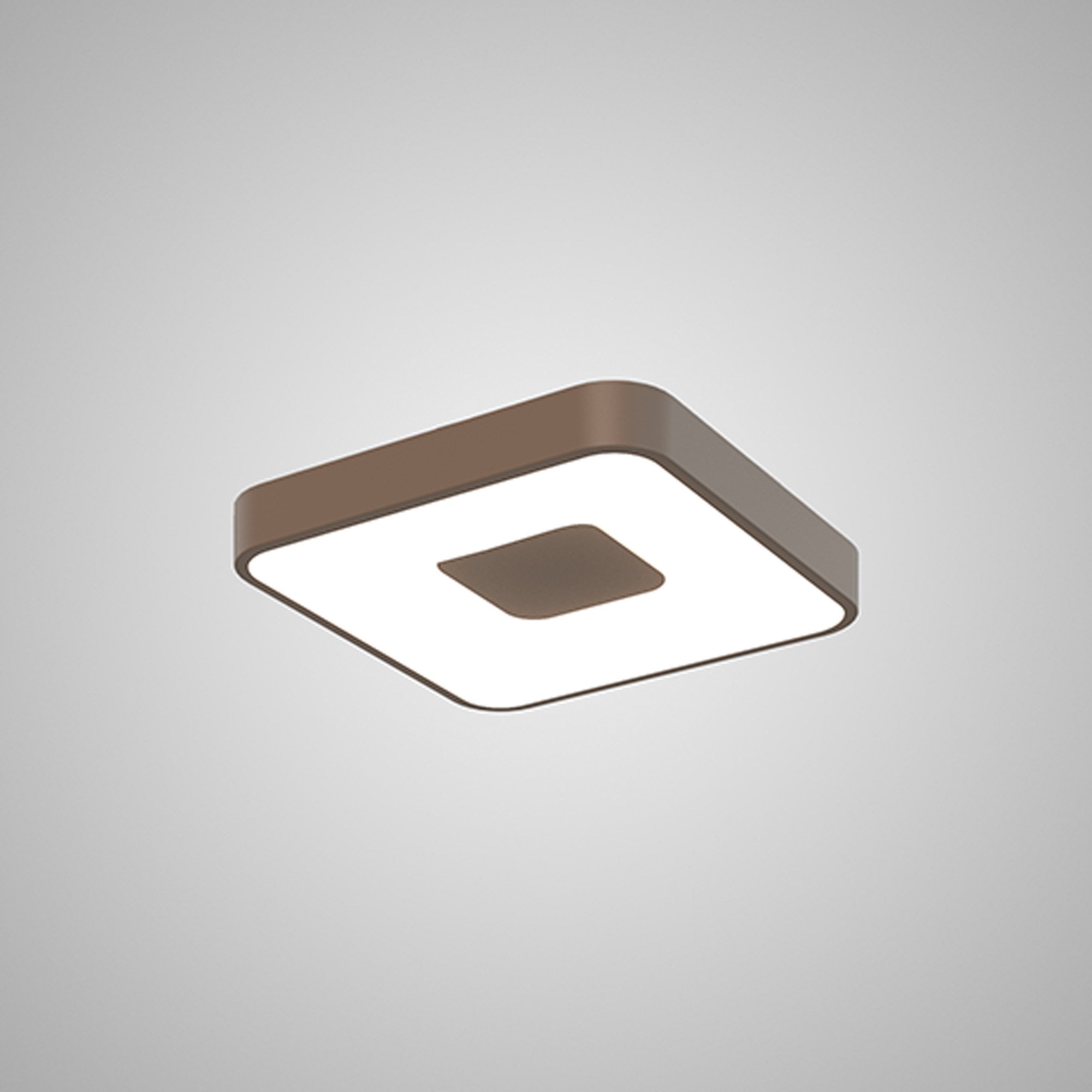 M7927 Coin Square Ceiling 56W LED Remote Control - Gold