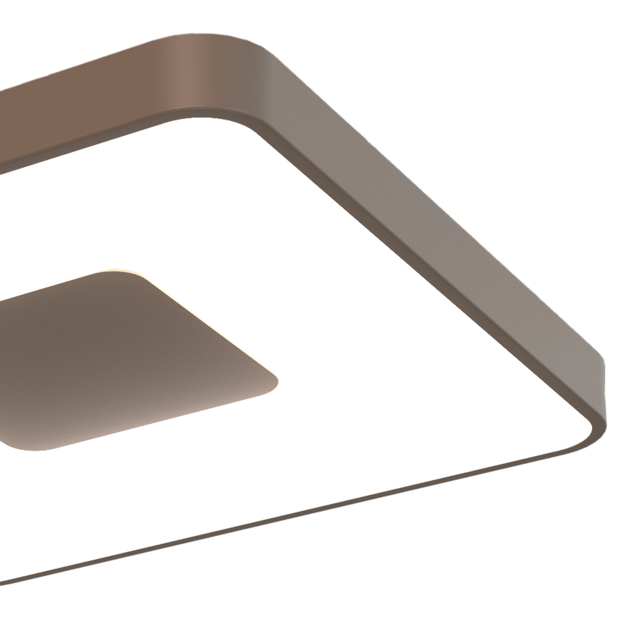 M7927 Coin Square Ceiling 56W LED Remote Control - Gold