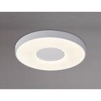 M7560 Coin Round Ceiling 100W LED Remote Control - White