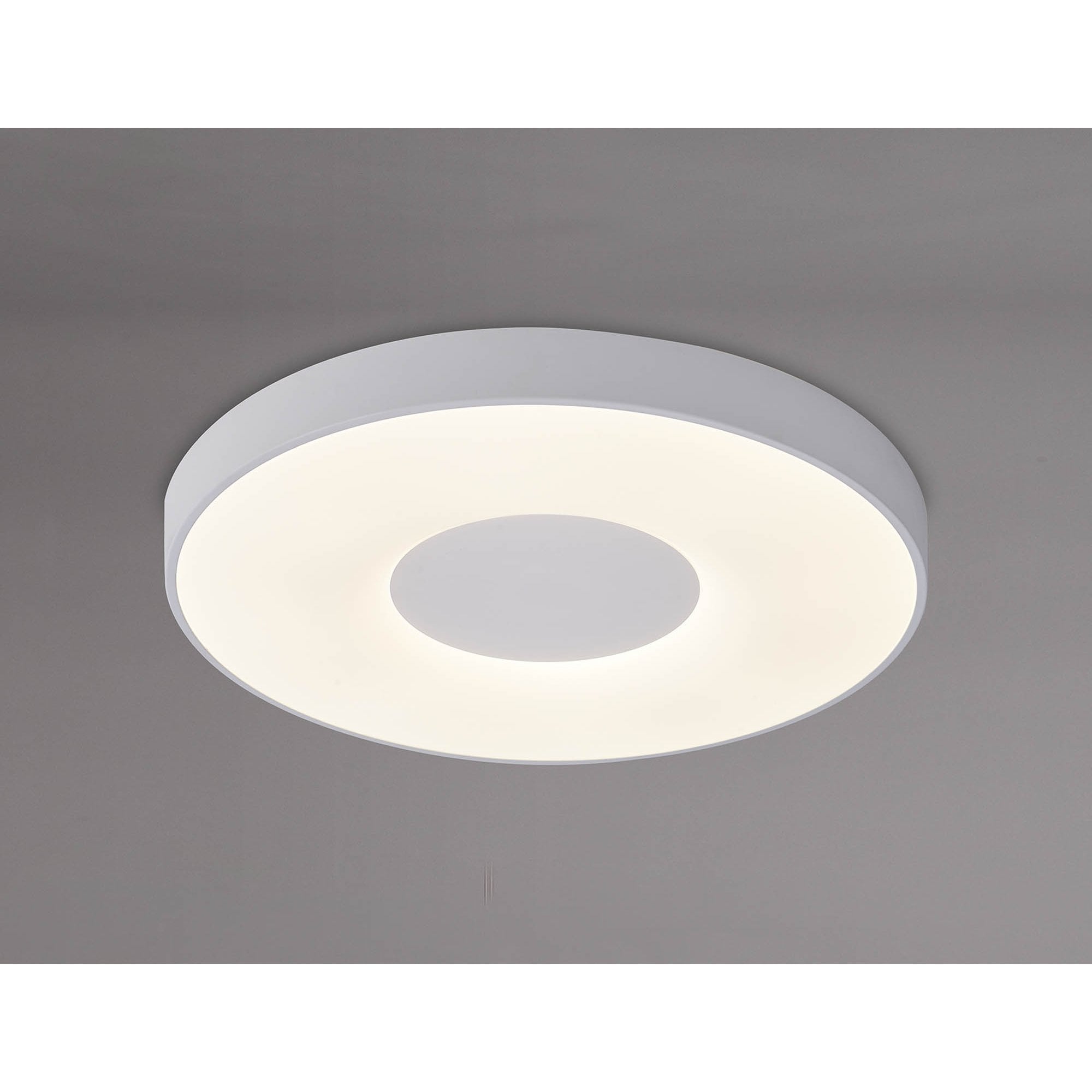 M7560 Coin Round Ceiling 100W LED Remote Control - White