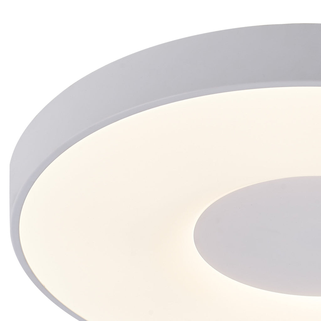 M7560 Coin Round Ceiling 100W LED Remote Control - White