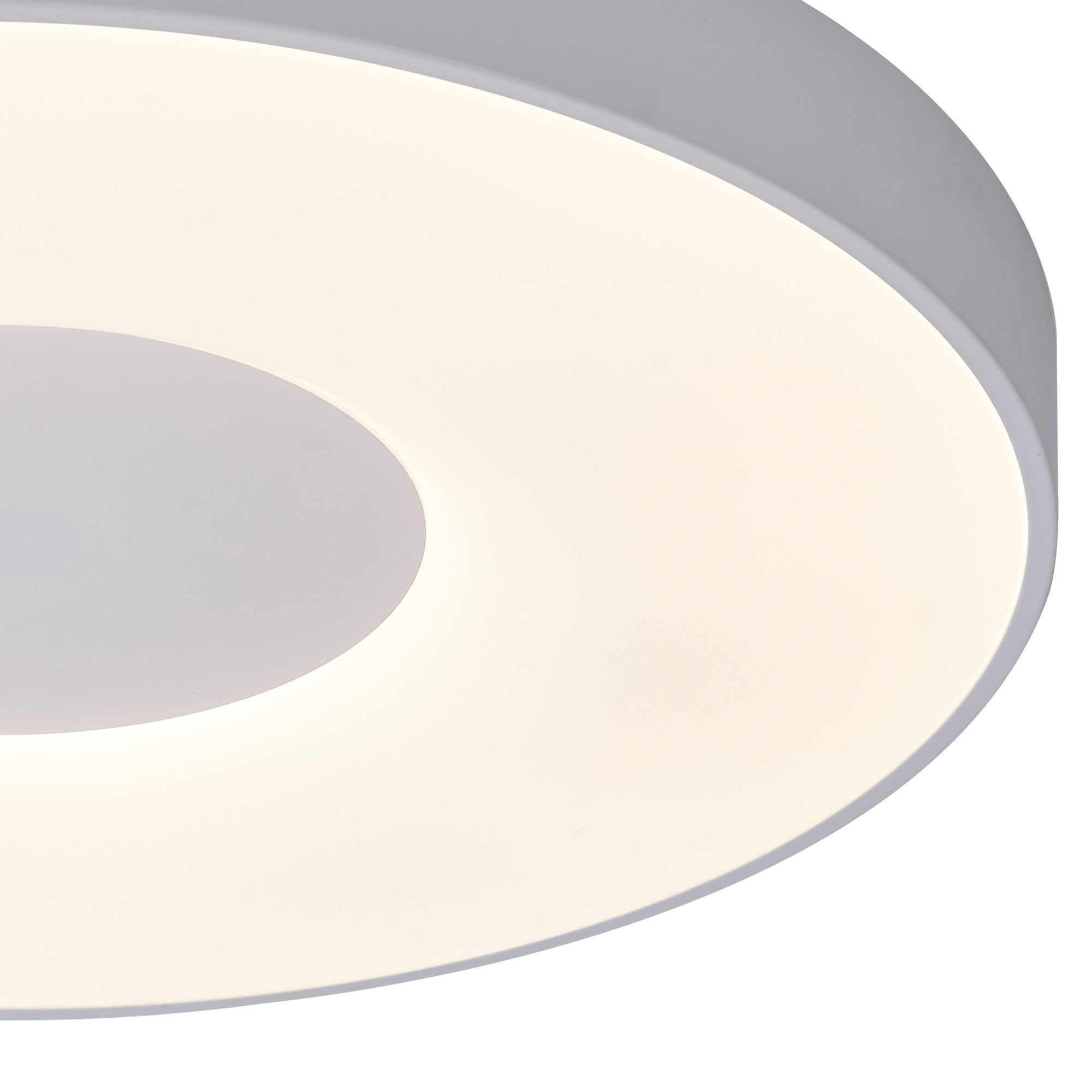 M7560 Coin Round Ceiling 100W LED Remote Control - White
