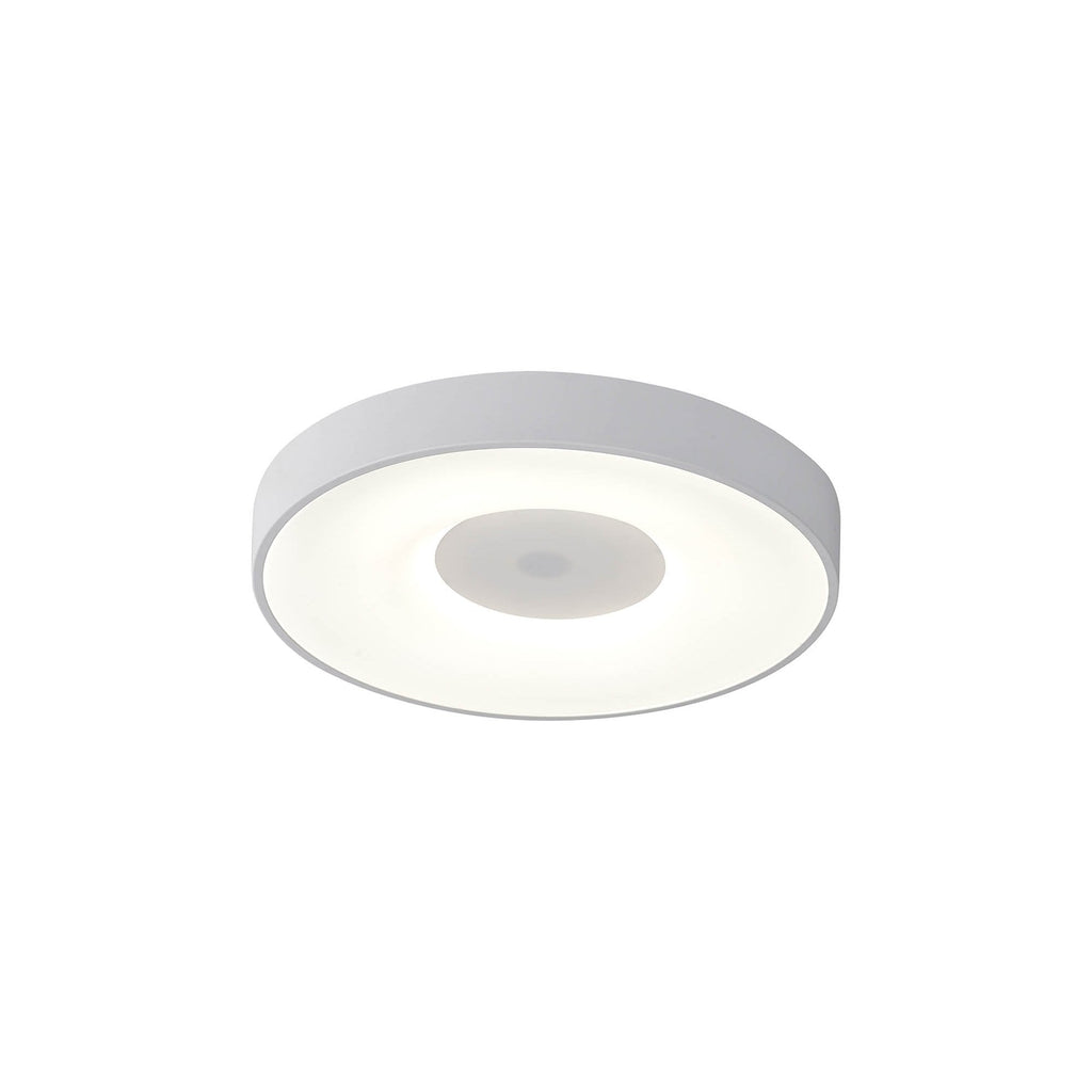 M7563 Coin Round Ceiling 80W LED Remote Control - White