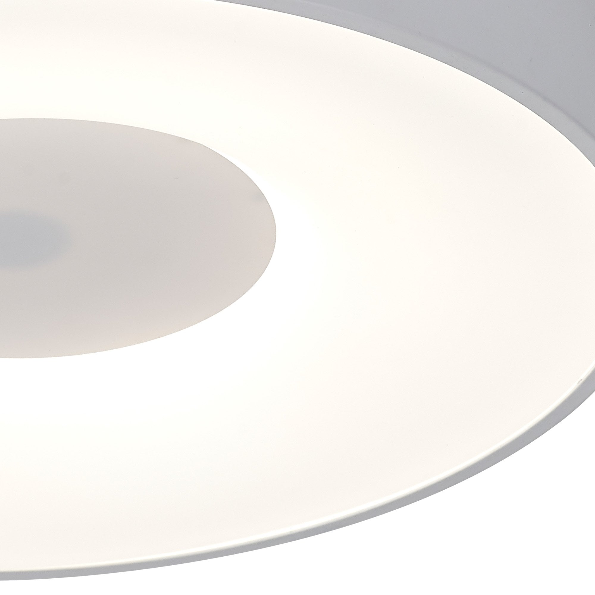 M7563 Coin Round Ceiling 80W LED Remote Control - White