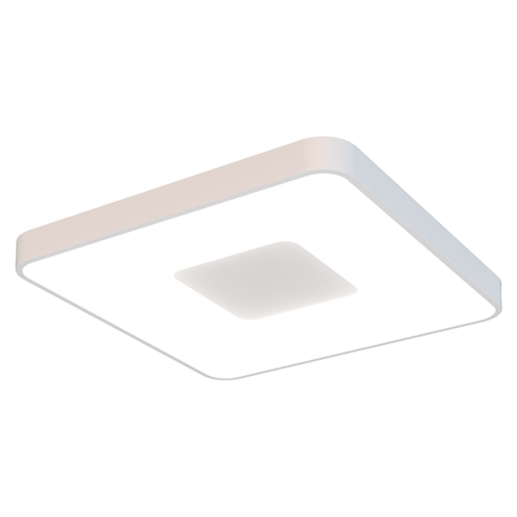 M7916 Coin Square Ceiling 100W LED Remote Control - White (S)