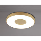 M8036 Coin Round Ceiling 100W LED Remote Control - Gold