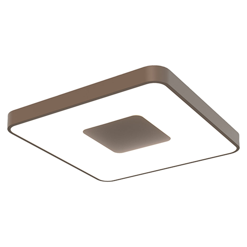 M7925 Coin Square Ceiling 100W LED Remote Control - Gold