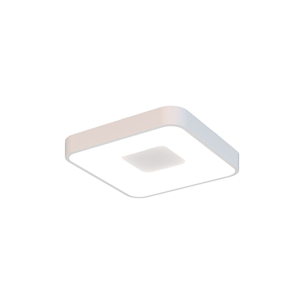 M7922 Coin Square Ceiling 56W LED Remote Control - White