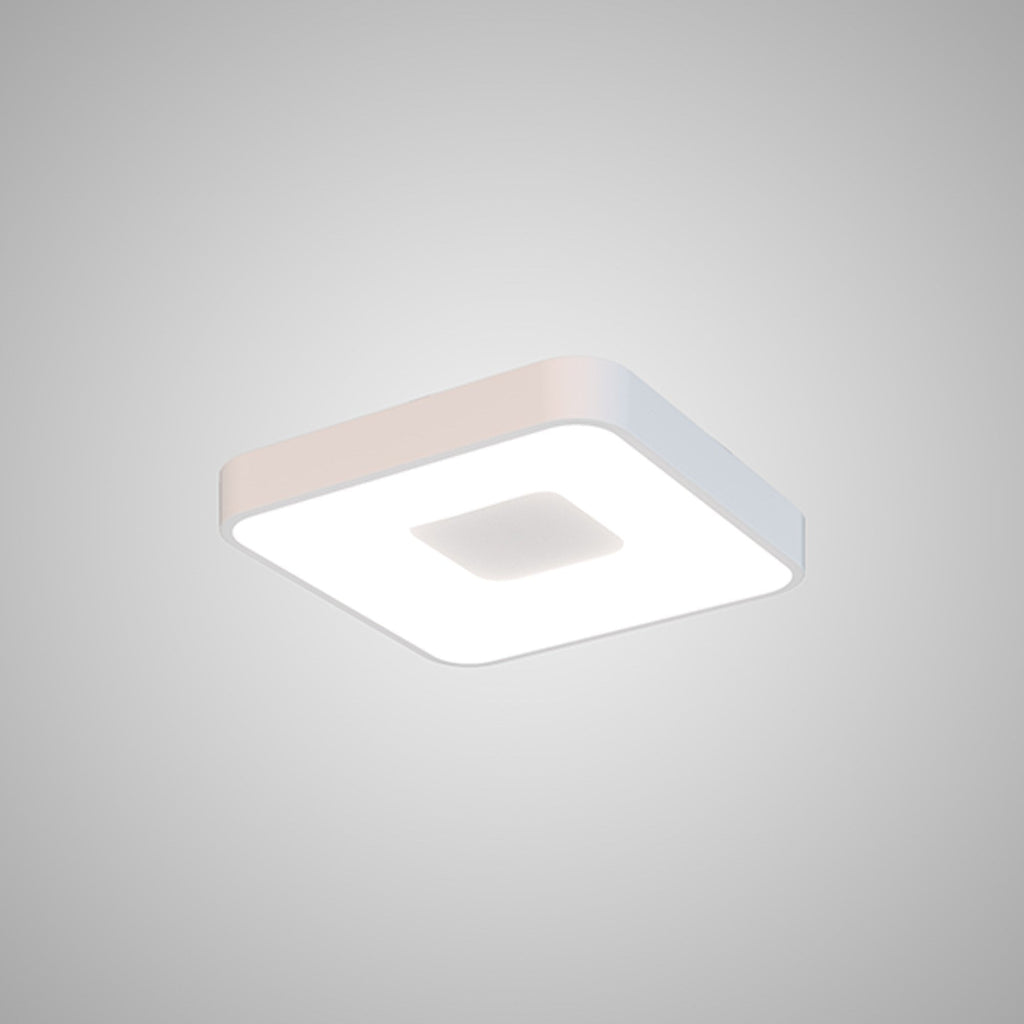 M7922 Coin Square Ceiling 56W LED Remote Control - White