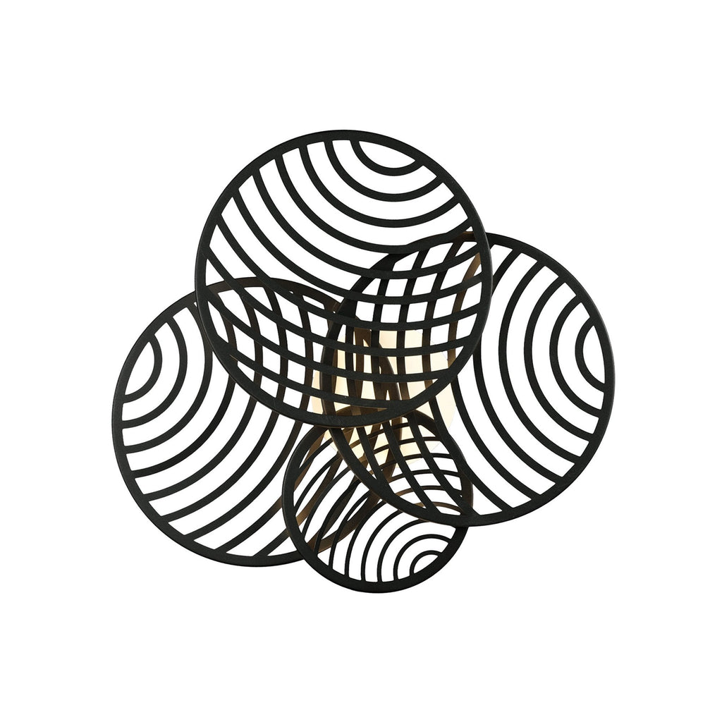 M7230 Collage 4 Ring Ceiling 60W LED Black
