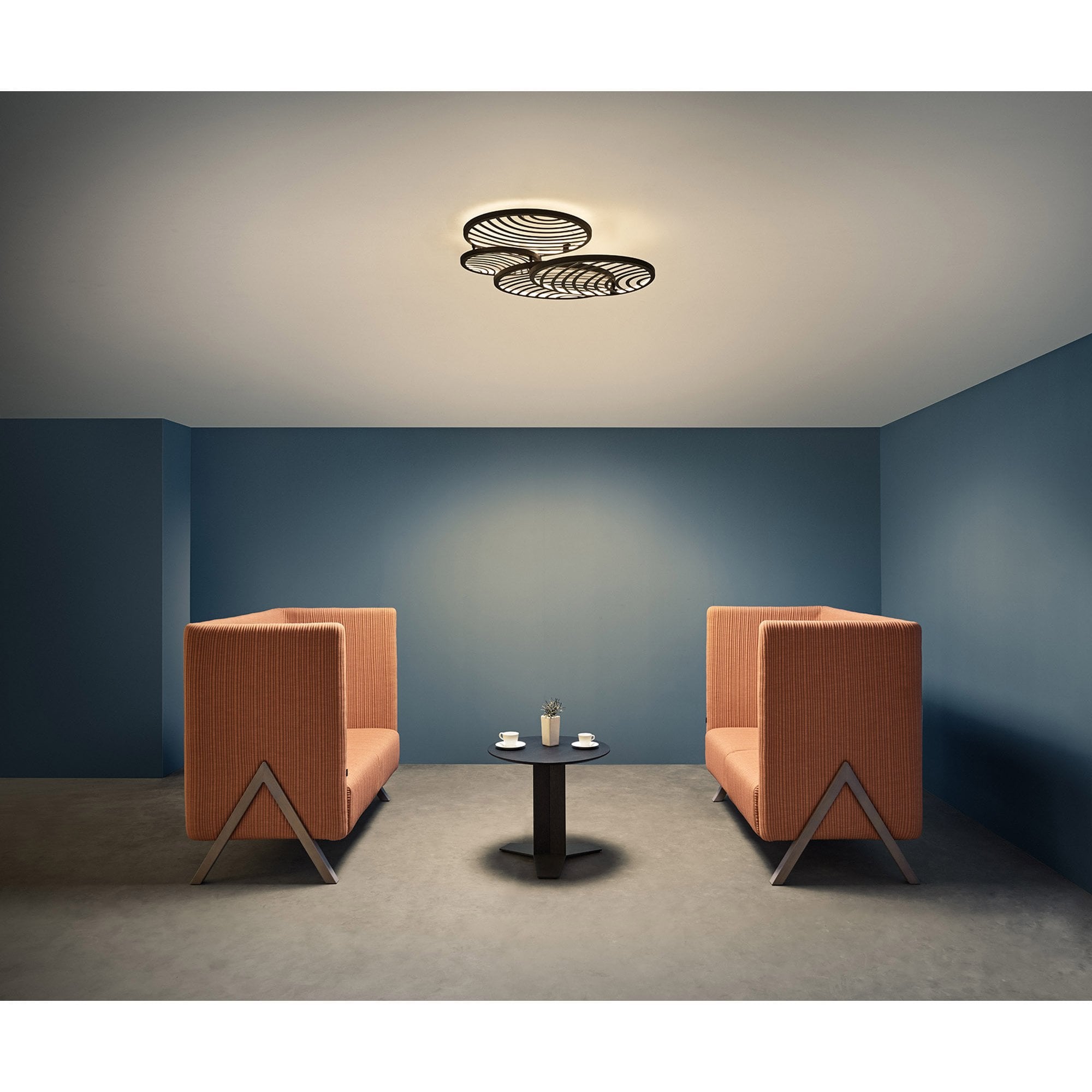 M7230 Collage 4 Ring Ceiling 60W LED Black