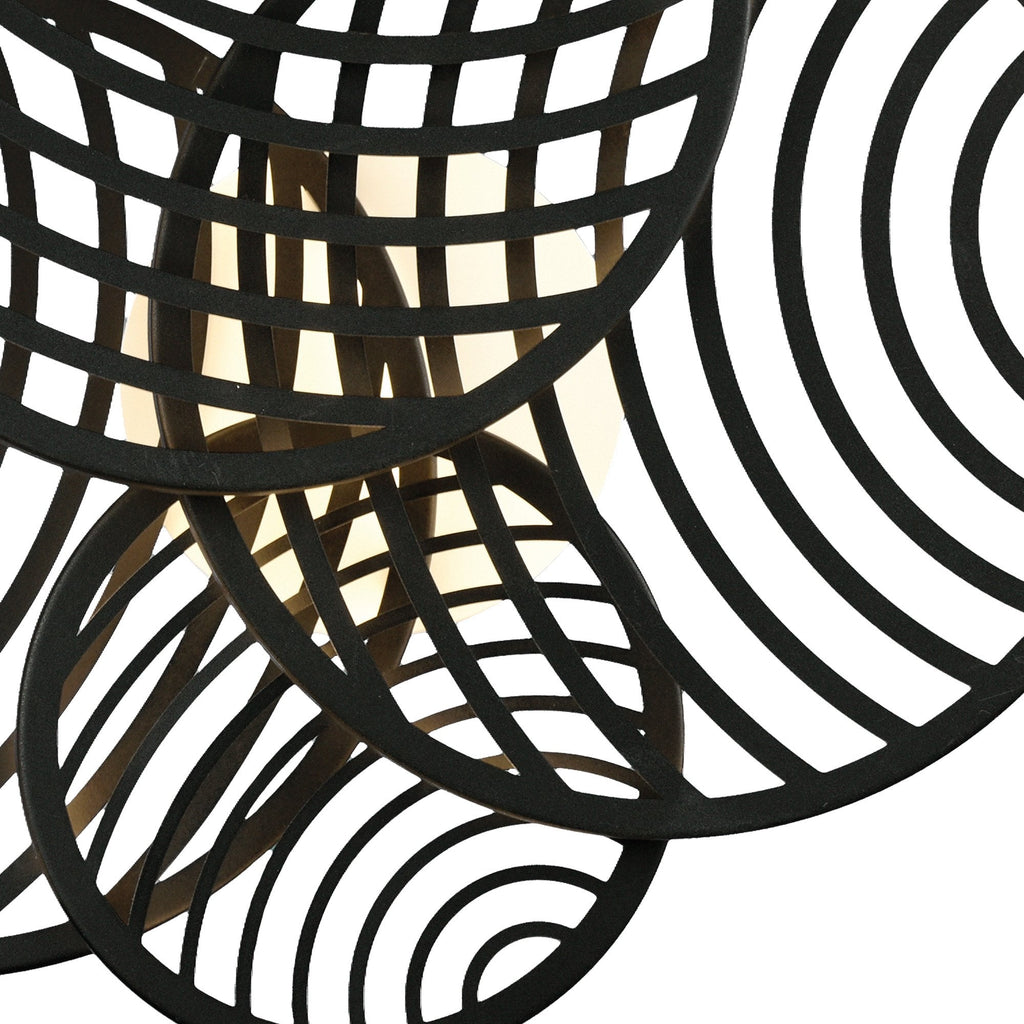 M7230 Collage 4 Ring Ceiling 60W LED Black