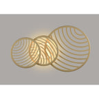 M7233 Collage 3 Ring Ceiling 40W LED Gold