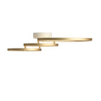 M7233 Collage 3 Ring Ceiling 40W LED Gold