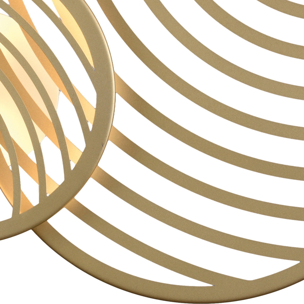 M7233 Collage 3 Ring Ceiling 40W LED Gold