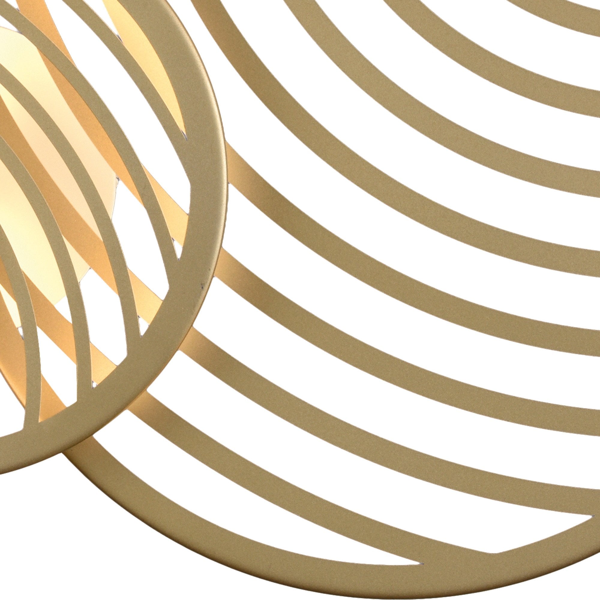M7233 Collage 3 Ring Ceiling 40W LED Gold
