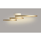 M7233 Collage 3 Ring Ceiling 40W LED Gold
