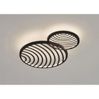 M7234 Collage 2 Ring Ceiling 30W LED Black