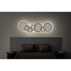 M7234 Collage 2 Ring Ceiling 30W LED Black