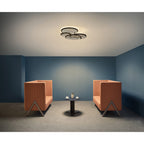 M7234 Collage 2 Ring Ceiling 30W LED Black