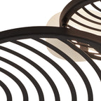 M7234 Collage 2 Ring Ceiling 30W LED Black