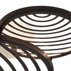 M7234 Collage 2 Ring Ceiling 30W LED Black