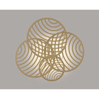 M7231 Collage 4 Ring Ceiling 60W LED Gold