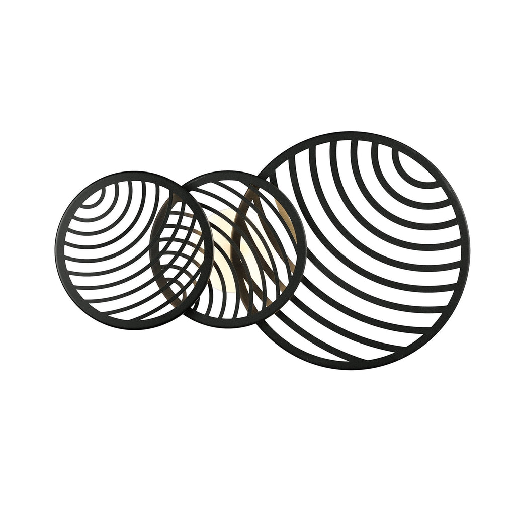 M7232 Collage 3 Ring Ceiling 40W LED Black