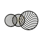 M7232 Collage 3 Ring Ceiling 40W LED Black