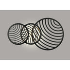 M7232 Collage 3 Ring Ceiling 40W LED Black