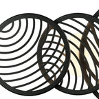 M7232 Collage 3 Ring Ceiling 40W LED Black
