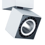 MC0087 Columbretes Spotlight 7.6cm Square 12W LED Matt White