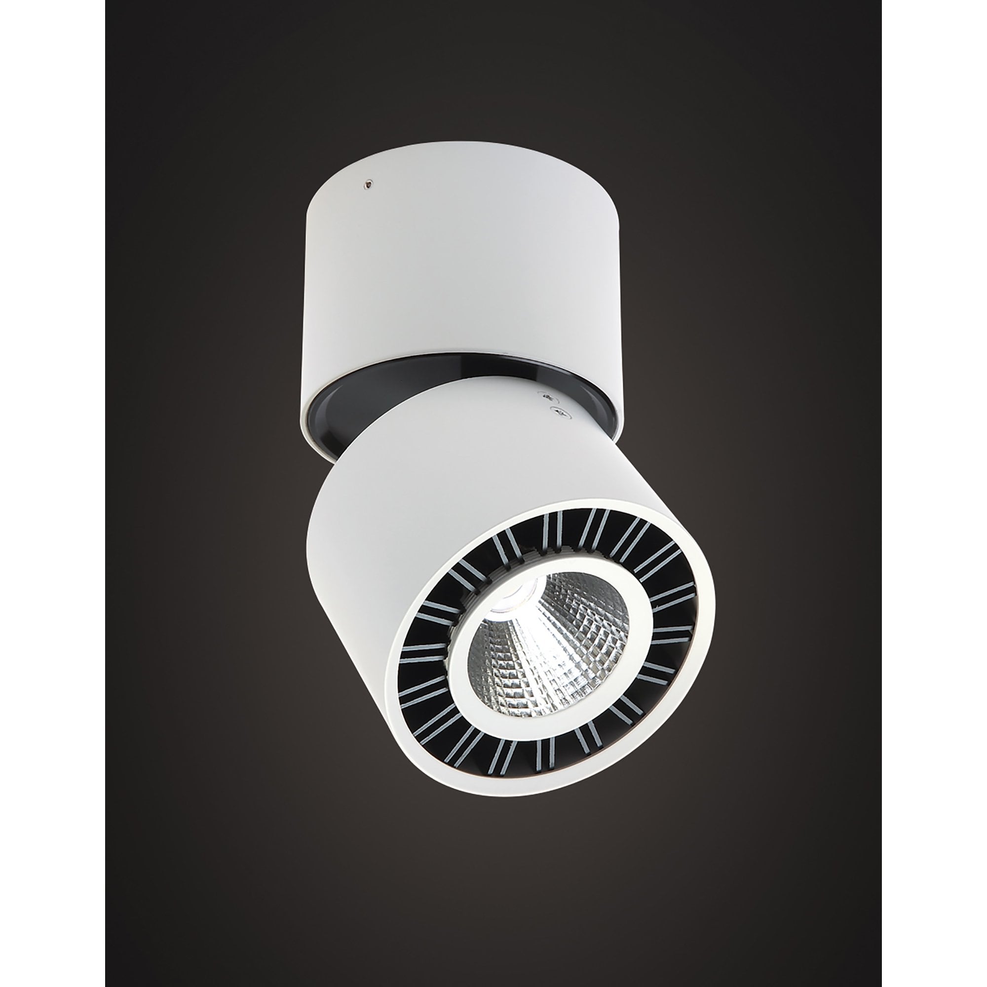 MC0085 Columbretes Spotlight 8.5cm Round 12W LED Matt White