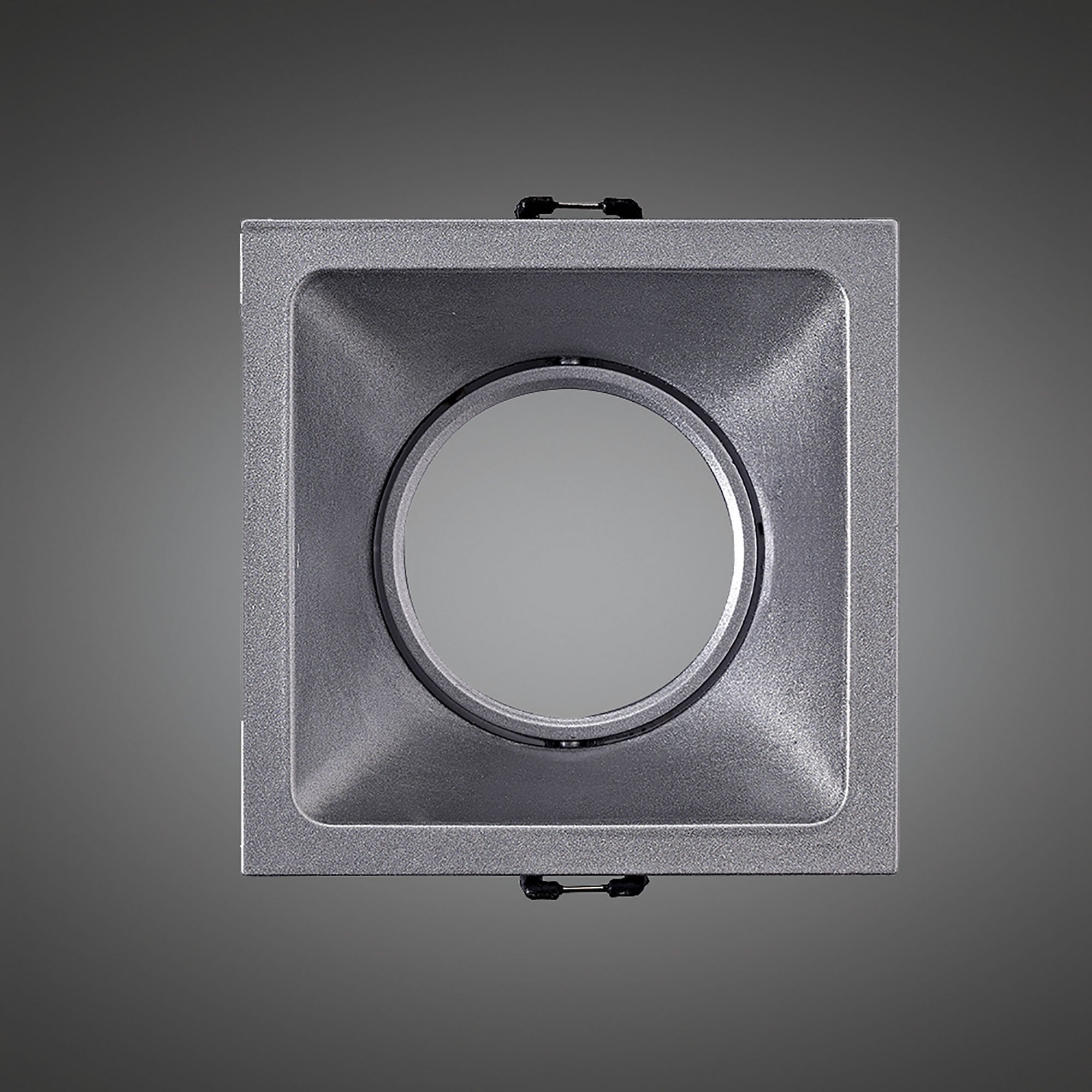 MC0163 Comfort 9.2cm Square Downlight GU10 Matt Silver
