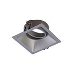 MC0163 Comfort 9.2cm Square Downlight GU10 Matt Silver