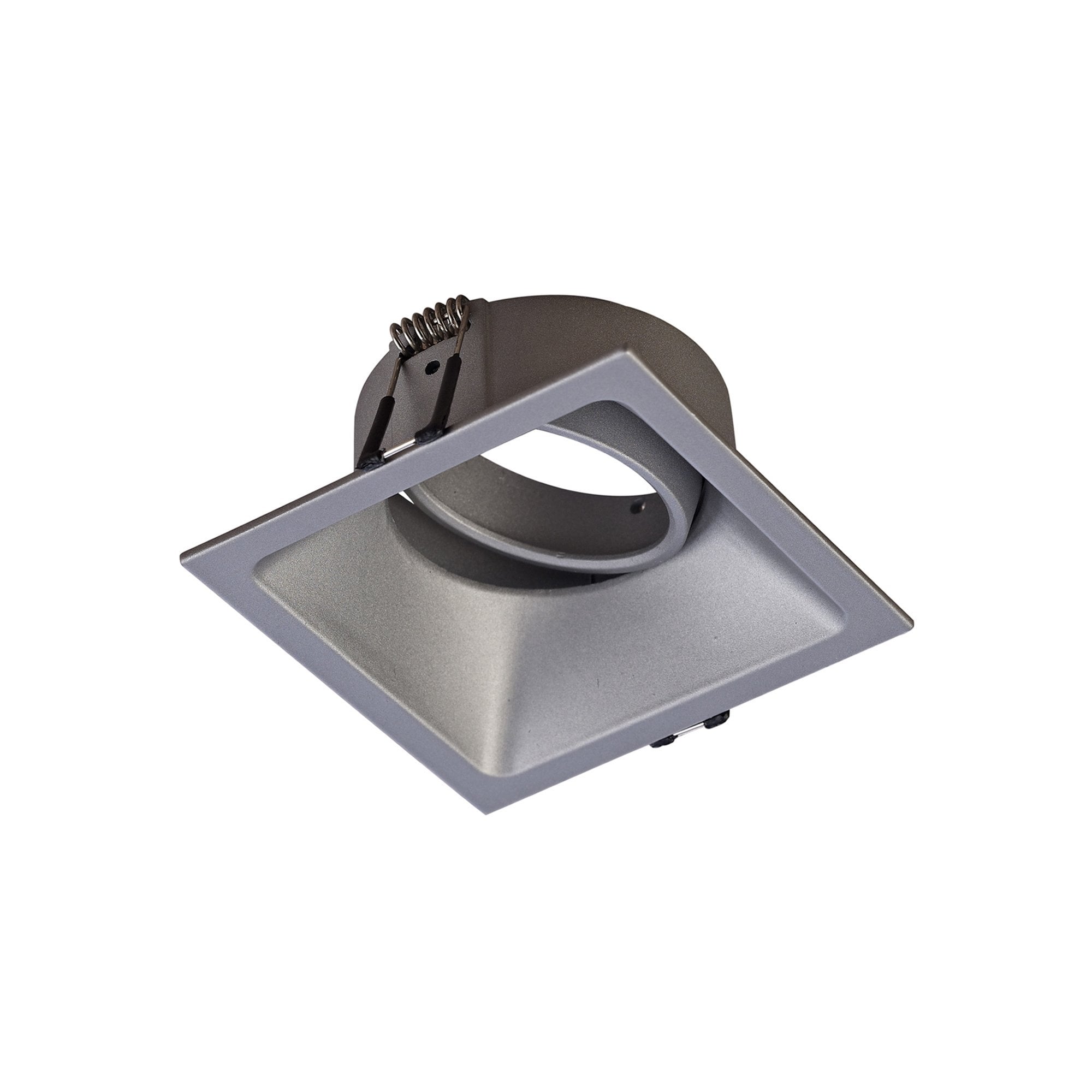 MC0163 Comfort 9.2cm Square Downlight GU10 Matt Silver