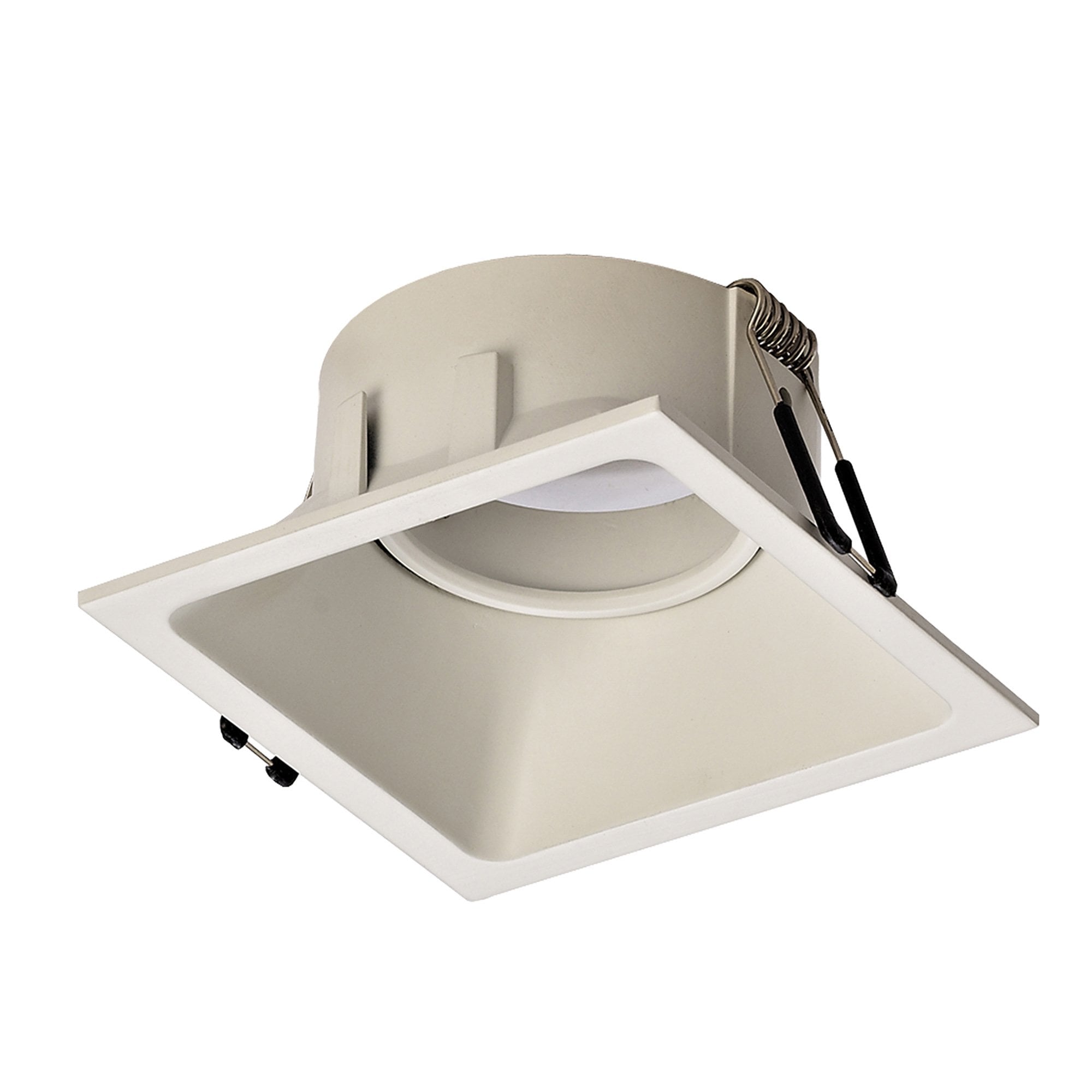 MC0162 Comfort 9.2cm Square Downlight GU10 Matt White