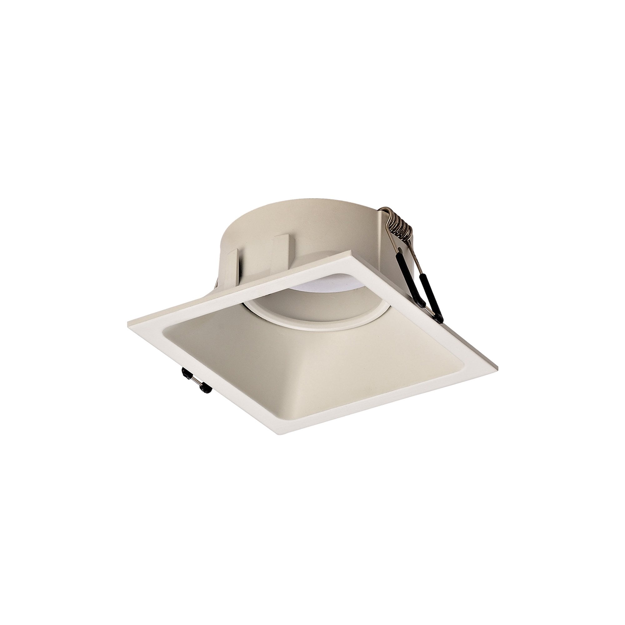 MC0162 Comfort 9.2cm Square Downlight GU10 Matt White