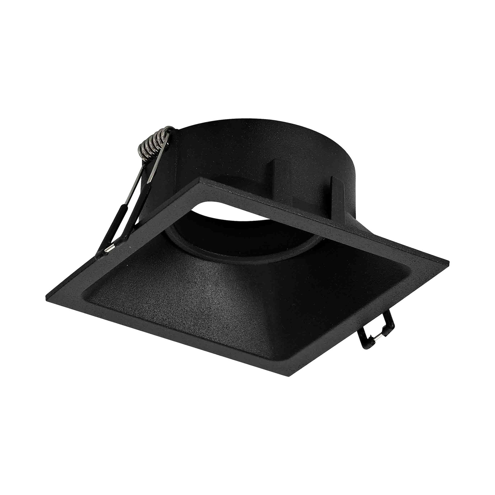 MC0165 Comfort 9.2cm Square Downlight GU10 Matt Black