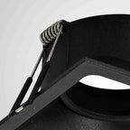 MC0165 Comfort 9.2cm Square Downlight GU10 Matt Black