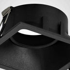 MC0165 Comfort 9.2cm Square Downlight GU10 Matt Black