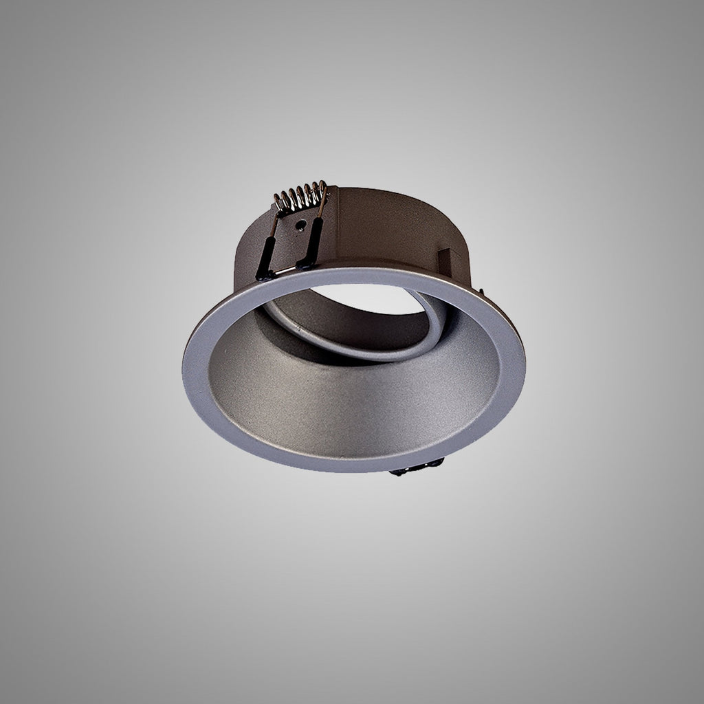 MC0161 Comfort 9.6cm Round Downlight GU10 Matt Silver
