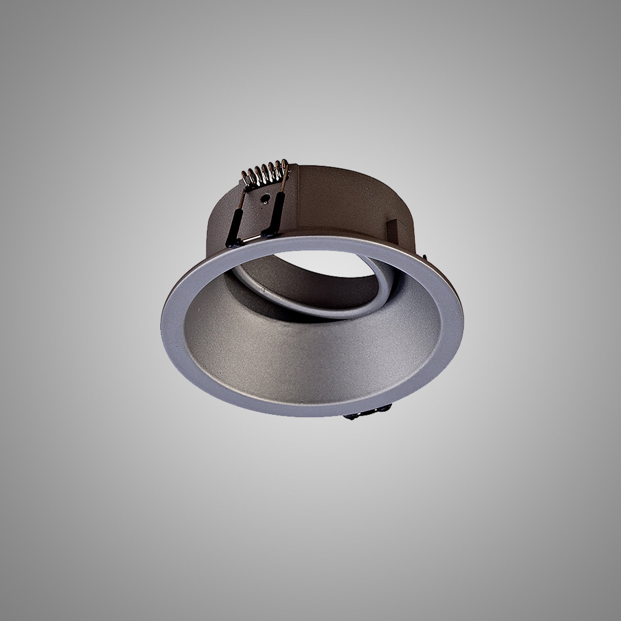 MC0161 Comfort 9.6cm Round Downlight GU10 Matt Silver