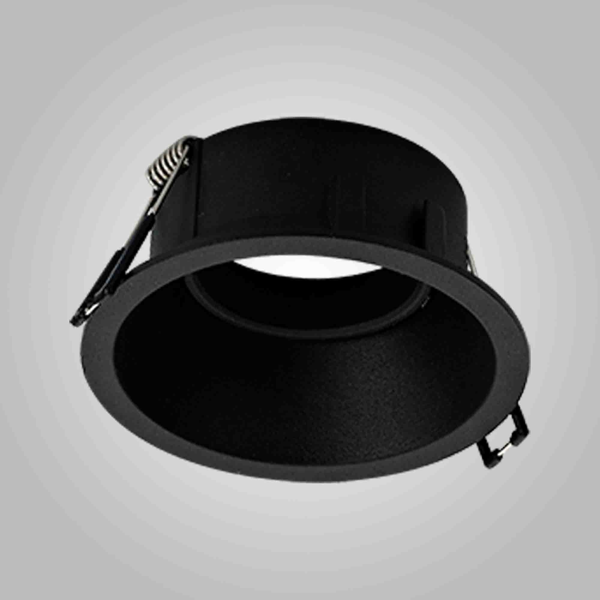 MC0164 Comfort 9.6cm Round Downlight GU10 Matt Black
