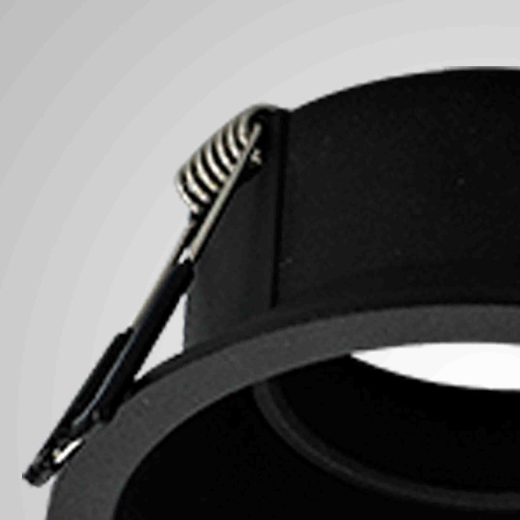 MC0164 Comfort 9.6cm Round Downlight GU10 Matt Black