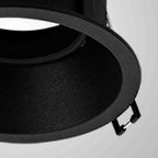 MC0164 Comfort 9.6cm Round Downlight GU10 Matt Black