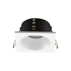 M6812 Comfort Bathroom GU10 Downlight Square 1 Light Matt White