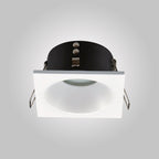 M6812 Comfort Bathroom GU10 Downlight Square 1 Light Matt White